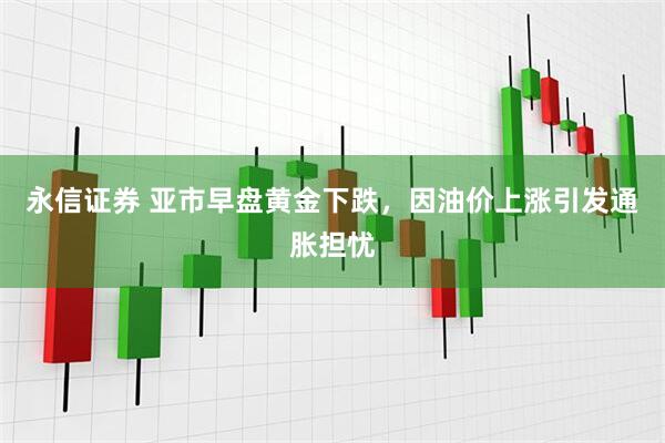 永信证券 亚市早盘黄金下跌，因油价上涨引发通胀担忧