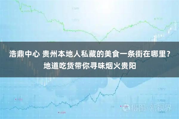 浩鼎中心 贵州本地人私藏的美食一条街在哪里？地道吃货带你寻味烟火贵阳