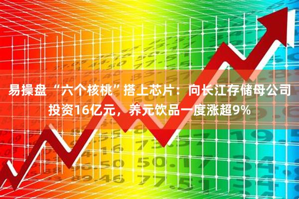 易操盘 “六个核桃”搭上芯片：向长江存储母公司投资16亿元，养元饮品一度涨超9%