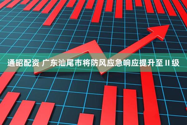通昭配资 广东汕尾市将防风应急响应提升至Ⅱ级