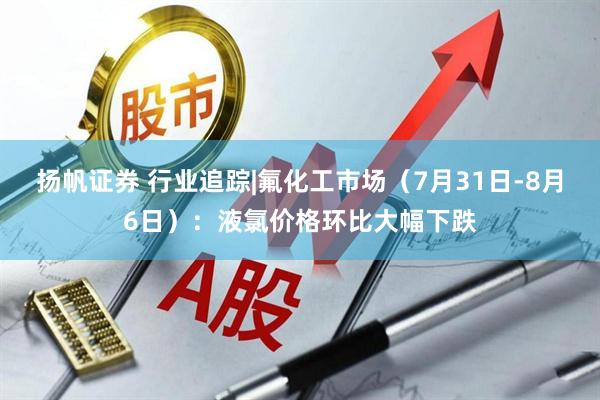 扬帆证券 行业追踪|氟化工市场（7月31日-8月6日）：液氯价格环比大幅下跌